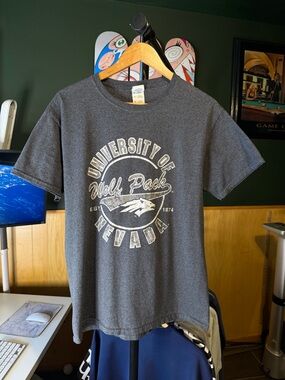 Jerzees University of Nevada Wolf Pack Charcoal Graphic